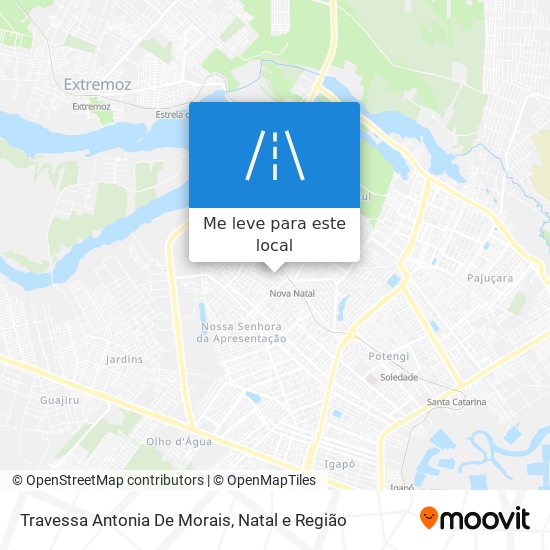 Travessa Antonia De Morais mapa