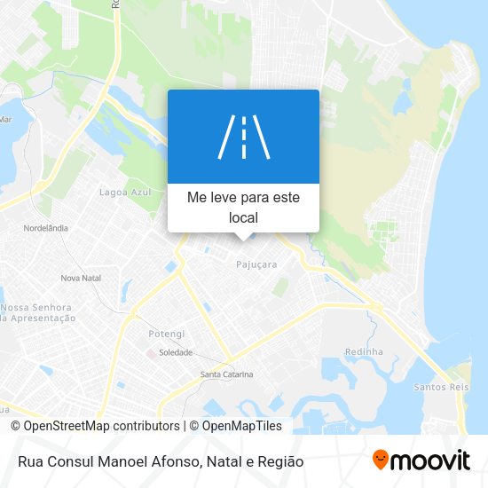 Rua Consul Manoel Afonso mapa
