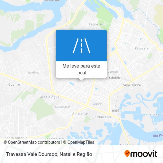 Travessa Vale Dourado mapa