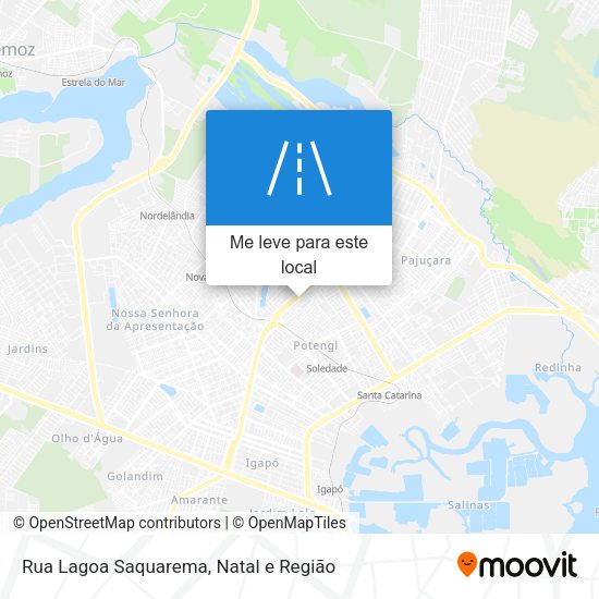 Rua Lagoa Saquarema mapa