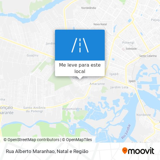 Rua Alberto Maranhao mapa