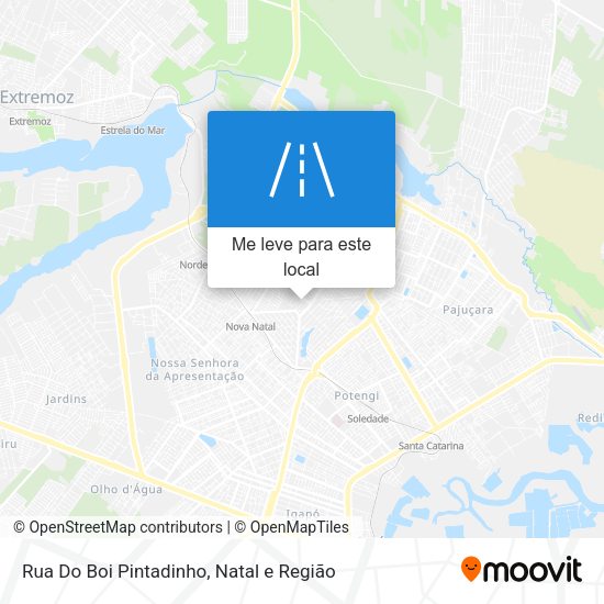 Rua Do Boi Pintadinho mapa