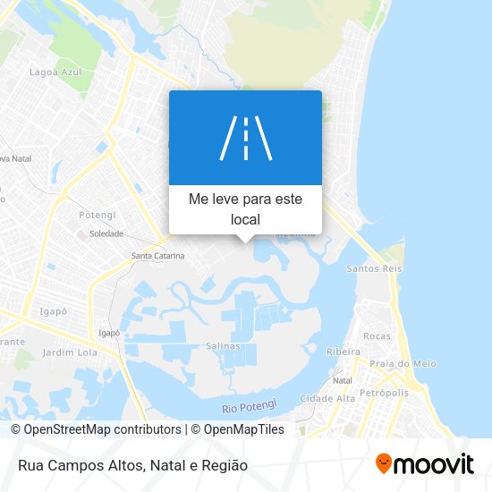 Rua Campos Altos mapa