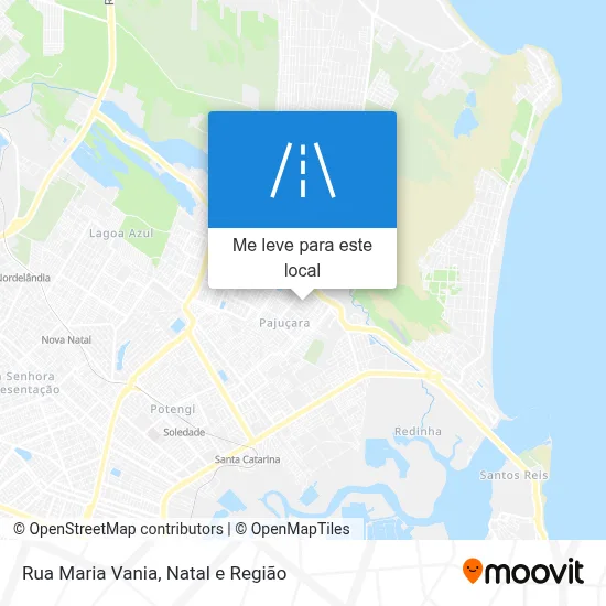 Rua Maria Vania mapa