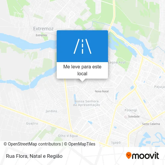 Rua Flora mapa