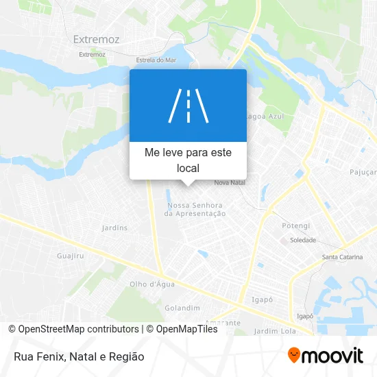 Rua Fenix mapa