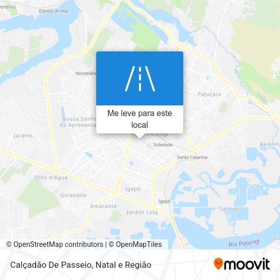 Calçadão De Passeio mapa