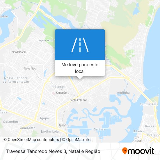 Travessa Tancredo Neves 3 mapa