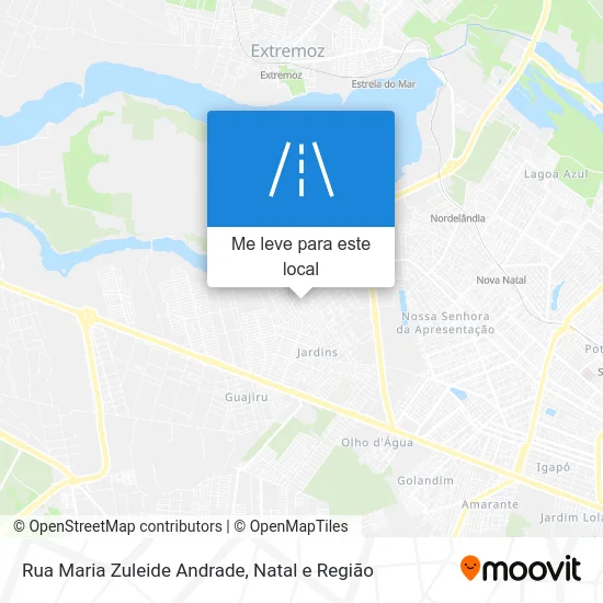 Rua Maria Zuleide Andrade mapa