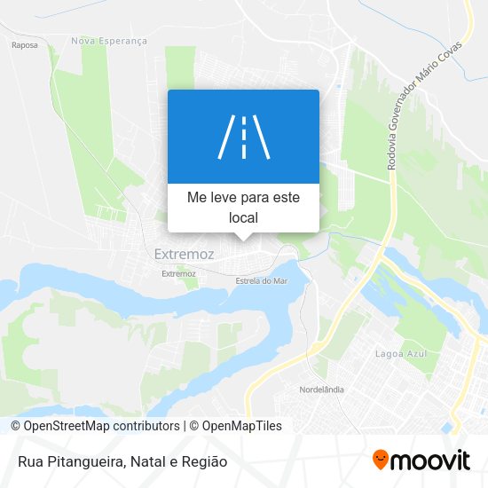 Rua Pitangueira mapa