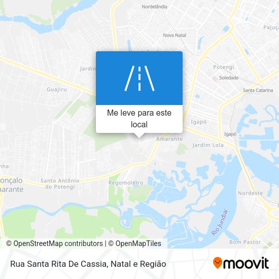Rua Santa Rita De Cassia mapa