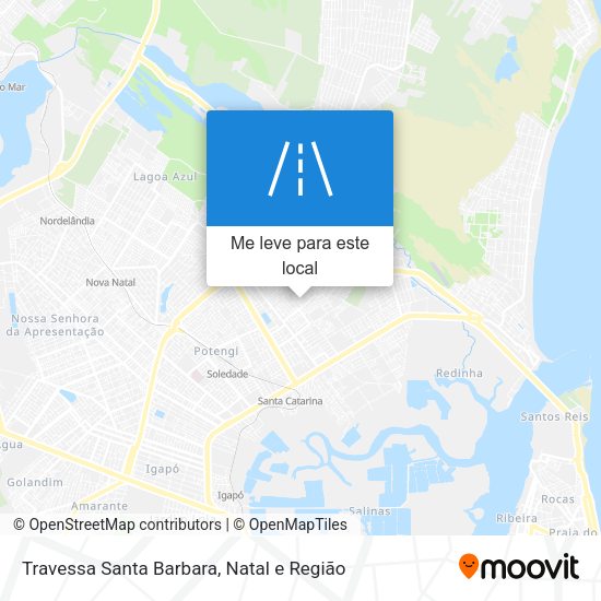 Travessa Santa Barbara mapa