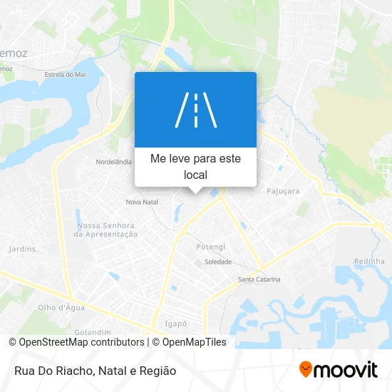 Rua Do Riacho mapa