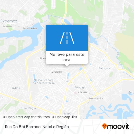 Rua Do Boi Barroso mapa