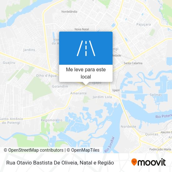 Rua Otavio Bastista De Oliveia mapa