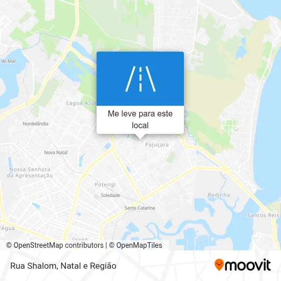 Rua Shalom mapa