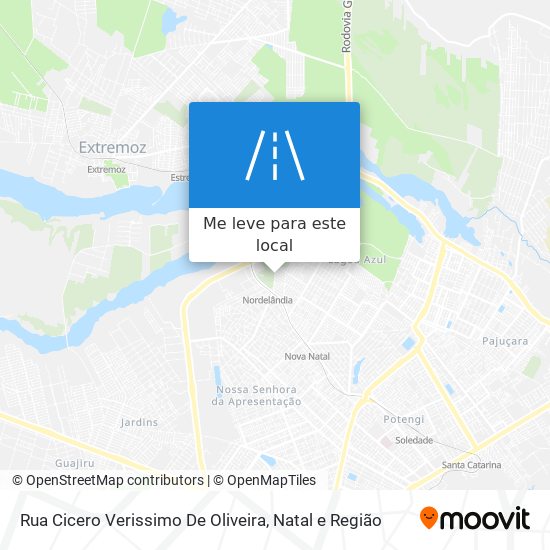 Rua Cicero Verissimo De Oliveira mapa