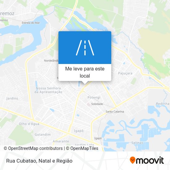 Rua Cubatao mapa