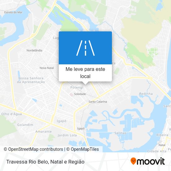 Travessa Rio Belo mapa