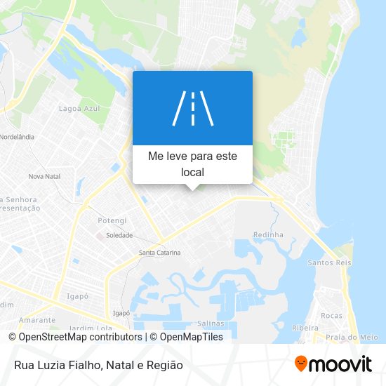 Rua Luzia Fialho mapa