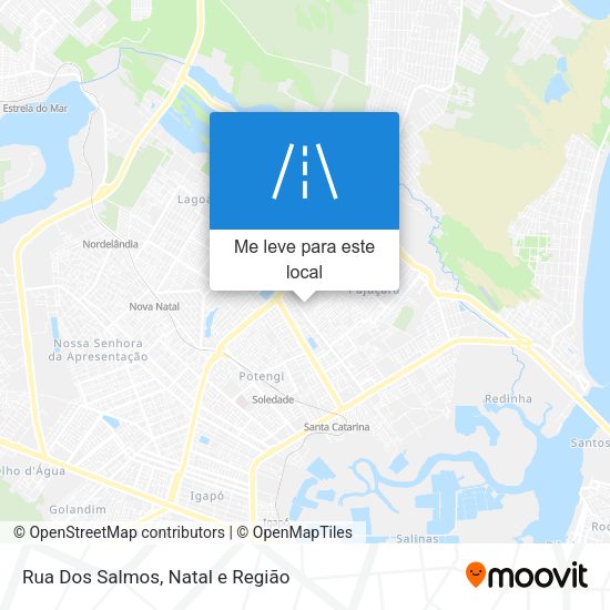 Rua Dos Salmos mapa