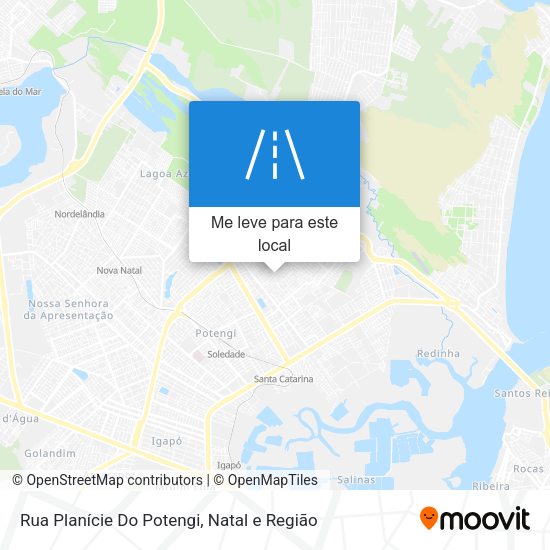 Rua Planície Do Potengi mapa