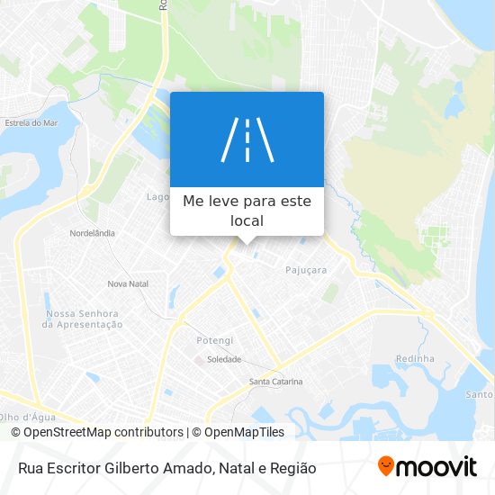 Rua Escritor Gilberto Amado mapa