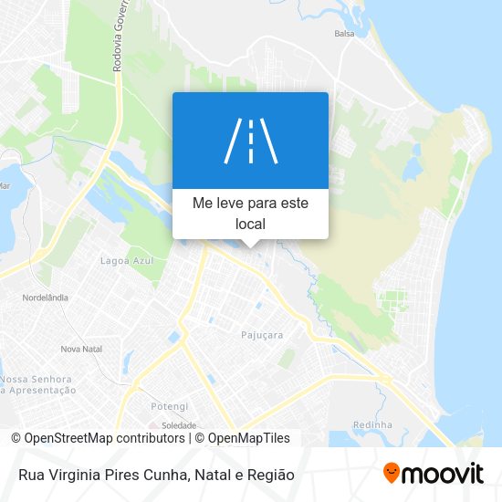 Rua Virginia Pires Cunha mapa