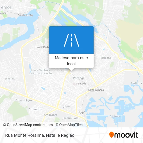 Rua Monte Roraima mapa