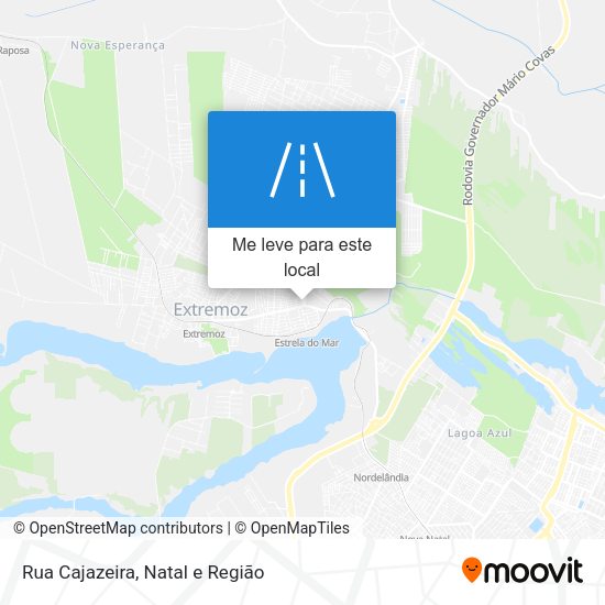 Rua Cajazeira mapa