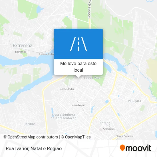 Rua Ivanor mapa