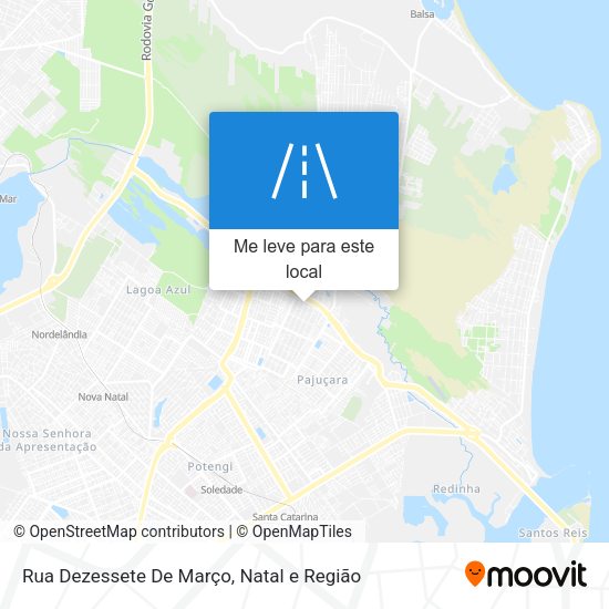 Rua Dezessete De Março mapa