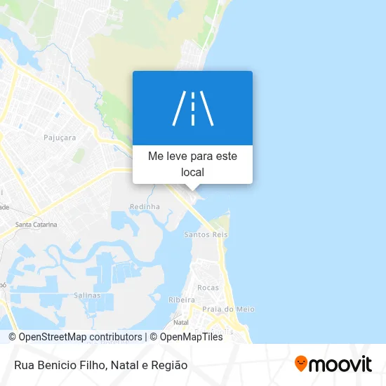 Rua Benicio Filho mapa