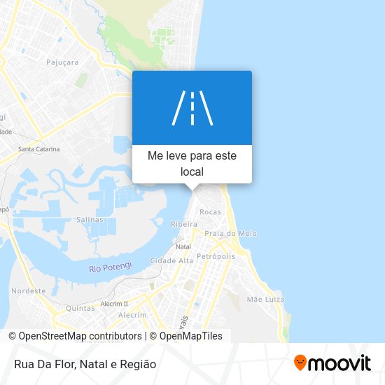 Rua Da Flor mapa
