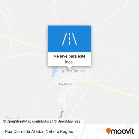 Rua Clemilda Ataiba mapa