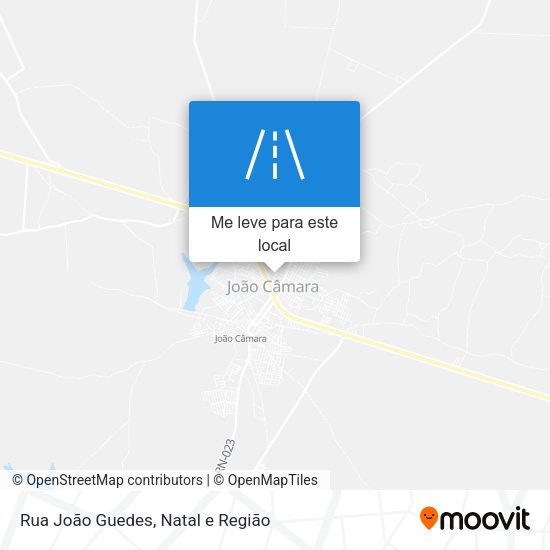 Rua João Guedes mapa
