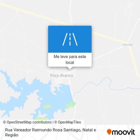 Rua Vereador Raimundo Rosa Santiago mapa