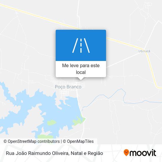 Rua João Raimundo Oliveira mapa