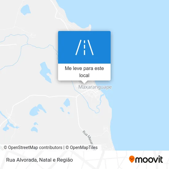 Rua Alvorada mapa