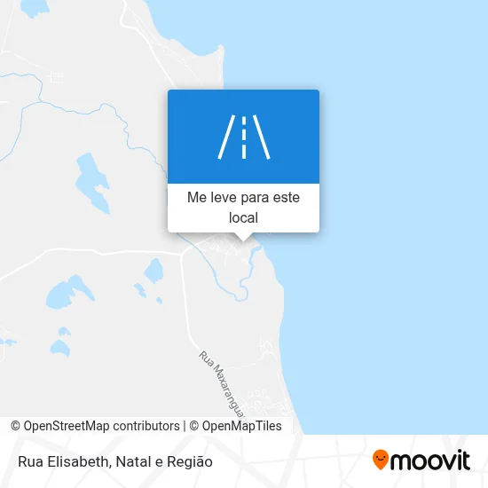 Rua Elisabeth mapa