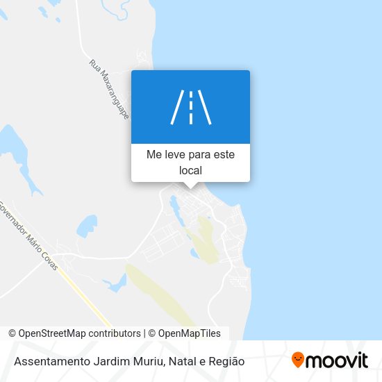Assentamento Jardim Muriu mapa