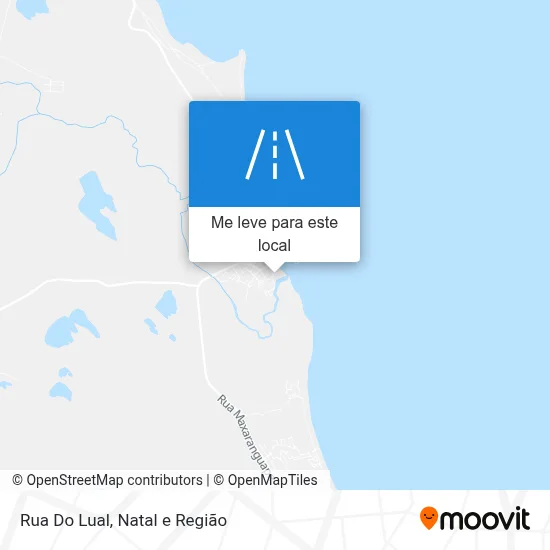 Rua Do Lual mapa