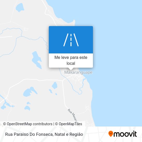 Rua Paraiso Do Fonseca mapa