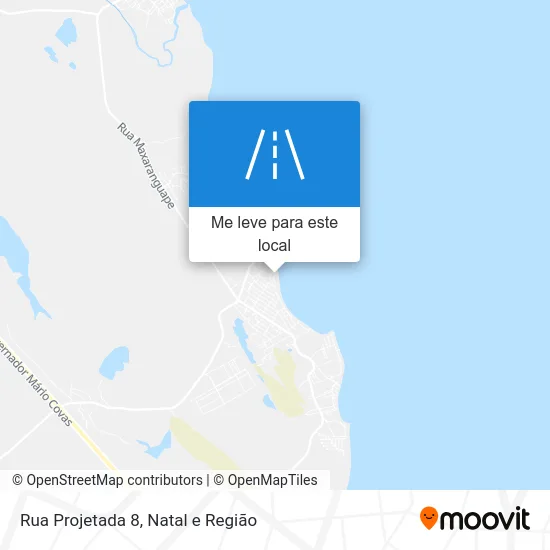 Rua Projetada 8 mapa