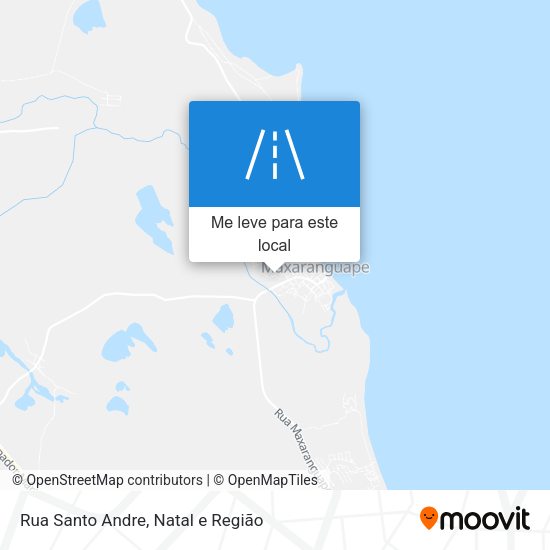 Rua Santo Andre mapa