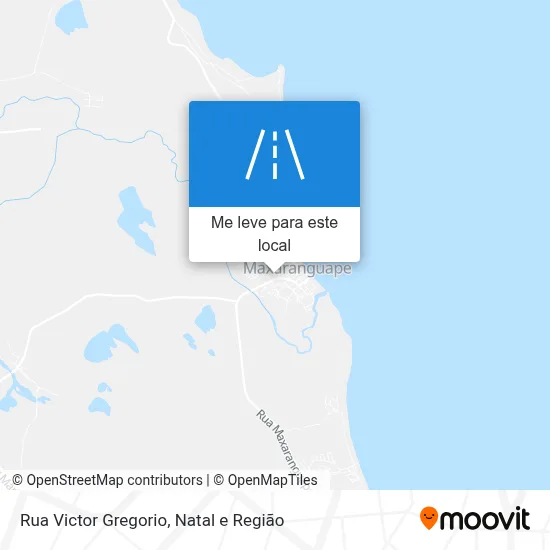 Rua Victor Gregorio mapa