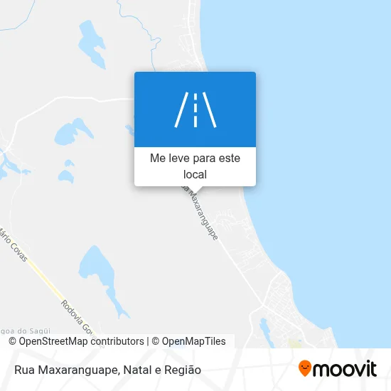 Rua Maxaranguape mapa