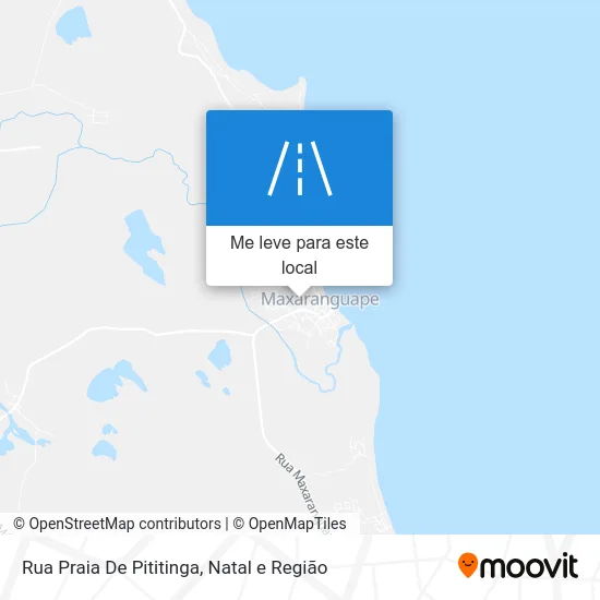 Rua Praia De Pititinga mapa