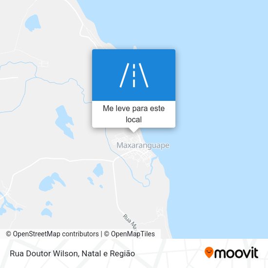 Rua Doutor Wilson mapa