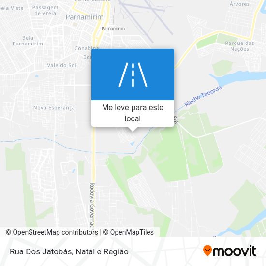 Rua Dos Jatobás mapa
